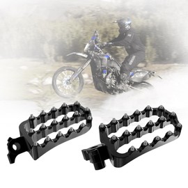 R QIANKONG TENERE700 Wide Footpeg,Wide Foot Pegs Footpegs Foot Pedals Rests fit TENERE 700 XTZ 700 TENERE/RALLY EDITION 2019-2023 TENERE 700 RALLY EDITION 2020-2023 T7 2019-2023(Black)