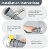 Storystore Washing Machine Drain Hose 1m, Universal Drain Hose Extension