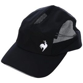 Coq Sportif QTBXJC24 Men's Dry Mesh Cap, Partially Breathable, Lightweight, Sweat, BK