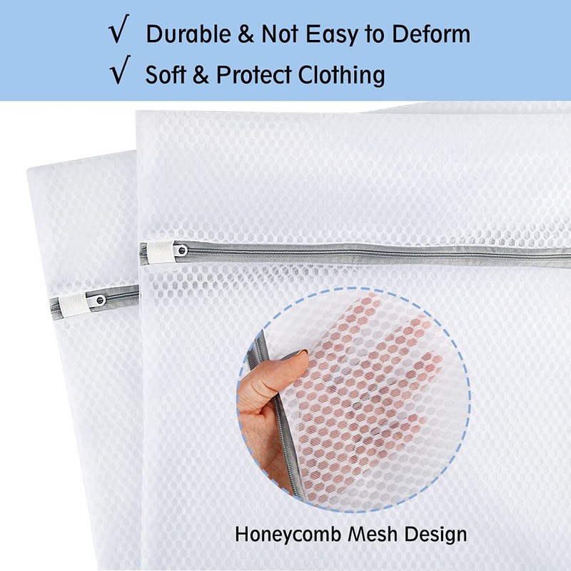 Vivifying Mesh Laundry Bag, 2 PCS Large Washing Machine Bag