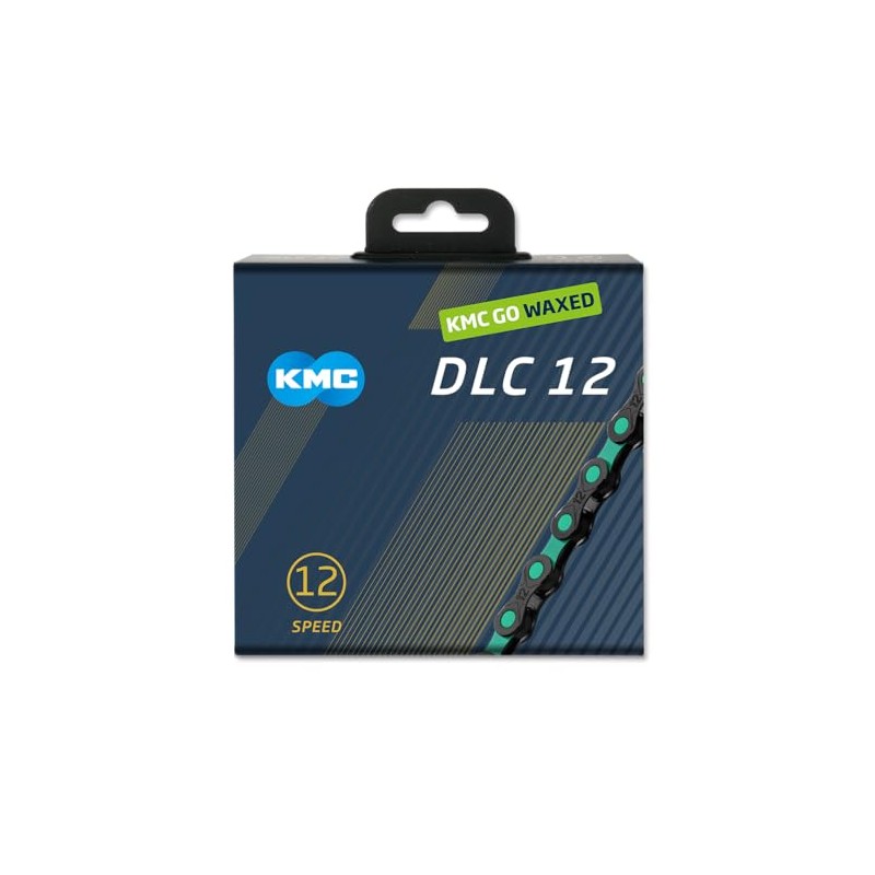 KMC Bicycle Chain, DLC12 Waxed, 1/2 Inch x 11/128 Inch,