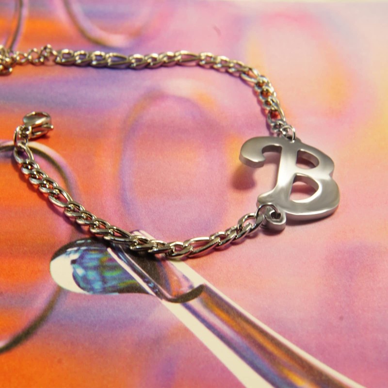 4 Pack Stainless Steel Initial A Necklace for Women Letter
