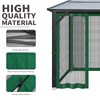 Gazebo Universal Replacement Mosquito Netting, 10'x10' Gazebo Netting Outdoor, 4-Panel