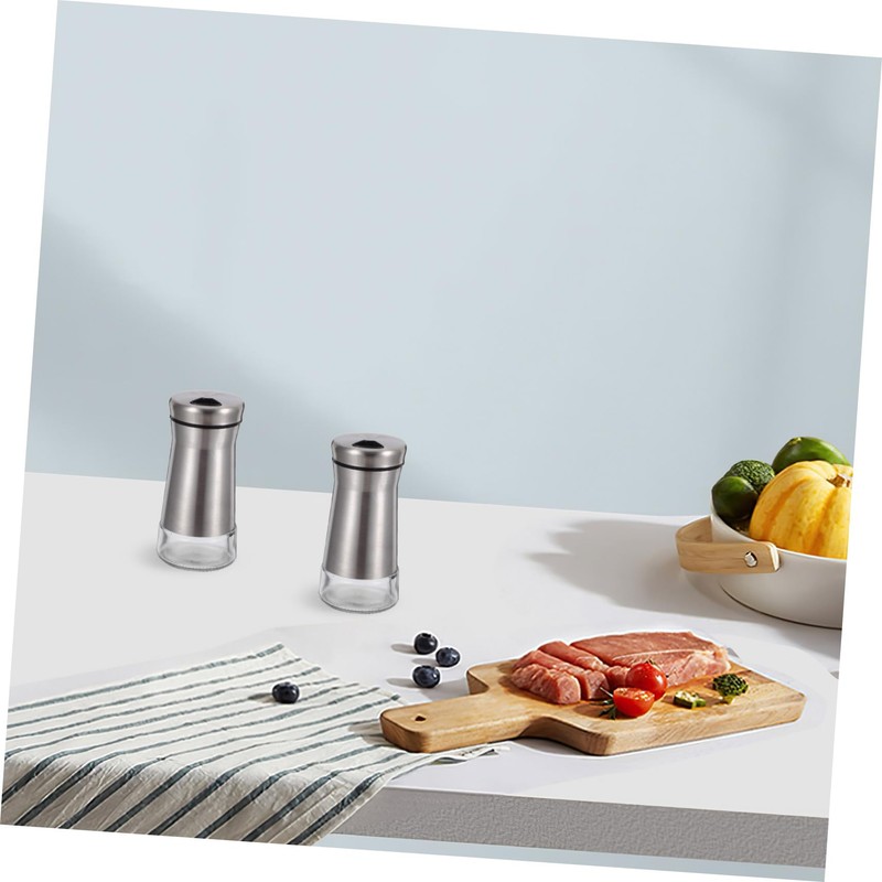 Hohopeti 2pcs Seasoning Shaker Condiment Dispenser Base for Salt Pepper
