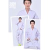 LanBuff Taekwondo Clothing, Karate Clothing, 100% Cotton, 3-Piece Set, Top