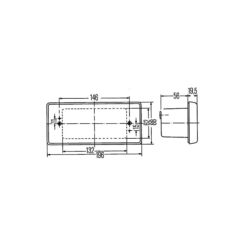 Hella HELLA 2BA 003 734-001 Direction Indicator - Halogen -