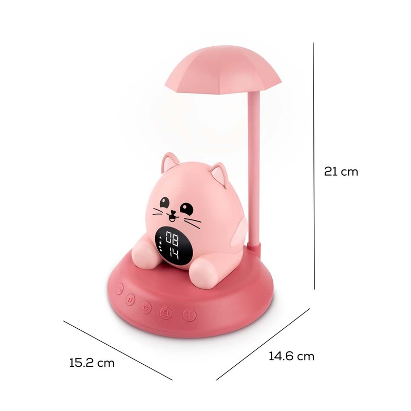 Bigben Street Light Night Light Alarm Clock (Cat)