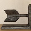 HomArt Arrow Cast Iron Bookends