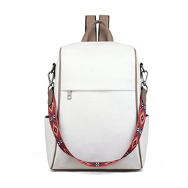 FADEON Anti Theft Leather Backpack Purse for Women Travel Backpack, Designer Back Opening Backpack Secure Work Bag - Color: Suede Green