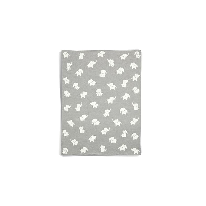 Mamas & Papas Welcome to The World Knitted Blanket, Elephant