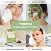 PLANTIFIQUE Disposable Face Towels XL 10"x12" - 100% Biodegradable Viscose
