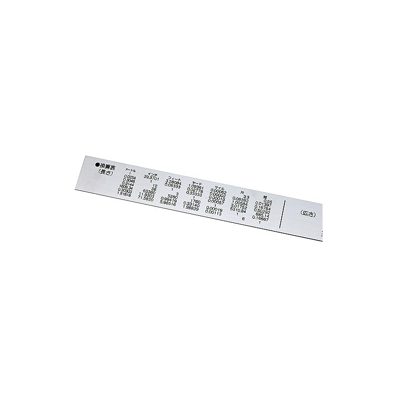 Shinwa 13131 Stainless Steel Ruler 15 cm with Pick-Up Steel