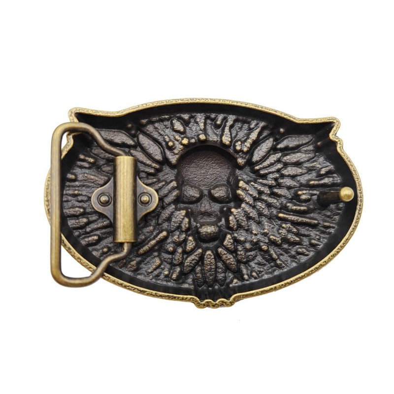 Xwest SKull Wing Belt Buckle