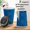 Clawsoff 100 Pack Coffee Cups with Lids 16 oz, Disposable