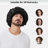 Satin Bonnet for Men, Silk Bonnet for Sleeping with Wide