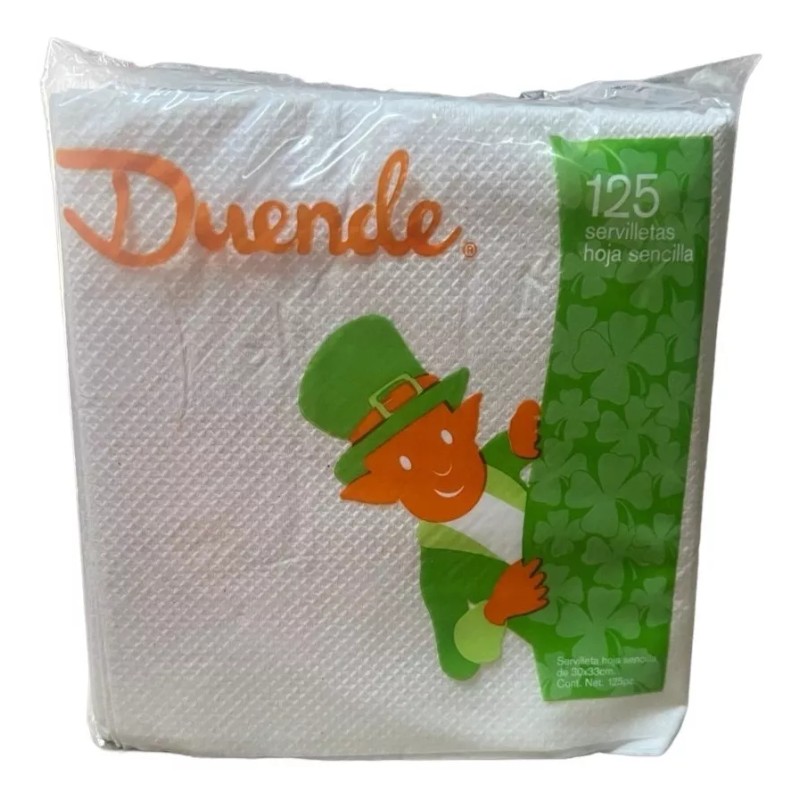 Naliplastic 24 Paquetes Servilleta Desechable Blanca 125 Pz *facturamos*