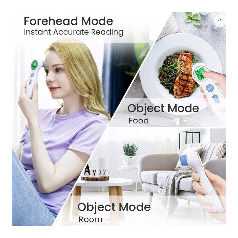 femometer Forehead Thermometer for Adults & Kids No Contact Digital