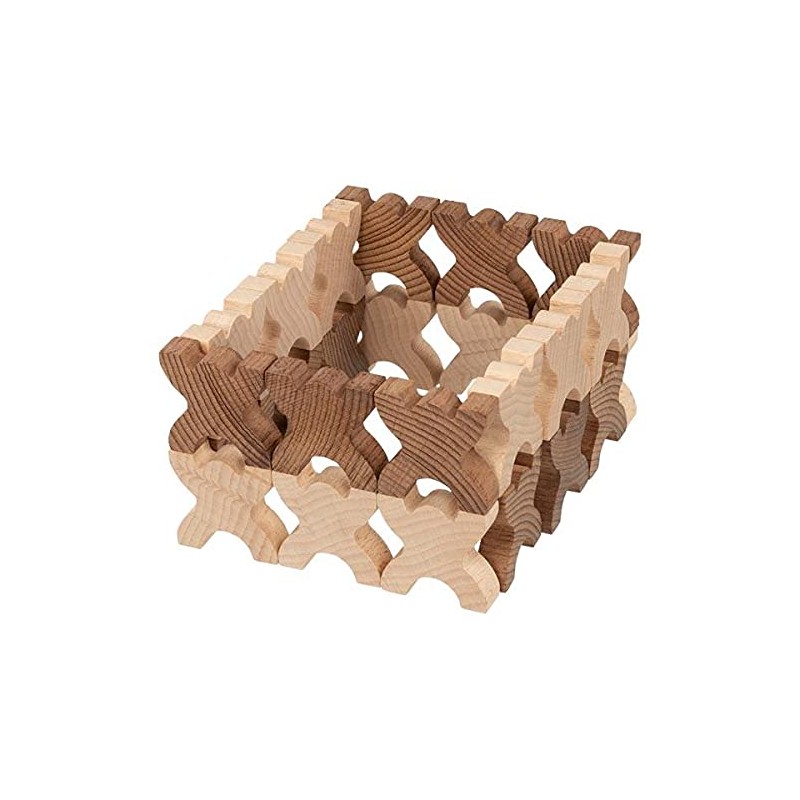 Goki 58717 Xmanis Stacking Men, Natural, Mixed