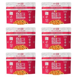 The Rice Stuff Box - Thai Red Curry Instant Rice Meals, 6-Pack, Organic Jasmine Rice, NON-GMO, Gluten-Free, Vegan, Dairy-Free (Pack of 6)