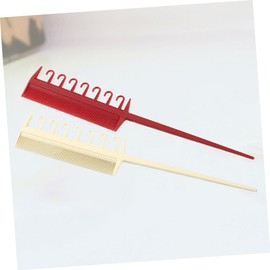 Ipetboom 2pcs Highlighter Comb Tint Brush Hair Dye Applicator Hair Oil Beard Dye Brush Hair Dye Coloring Color Tint Applicator Dye Brush Comb Hair Comb Plastic Pointed Tail