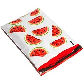 10x13 - Watermelon Designer Printed Poly Mailers Shipping Envelopes Self Sealing Boutique Custom Bags (30 Pcs)