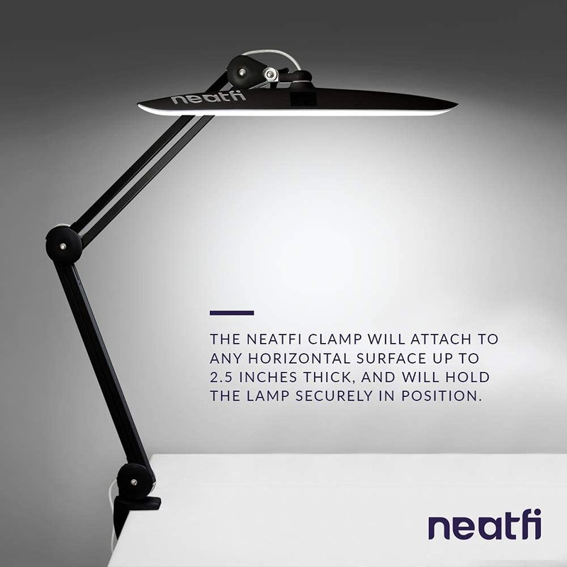 Neatfi Replacement Clamp, Adjustable Lamp Clamp with Screw - Fits