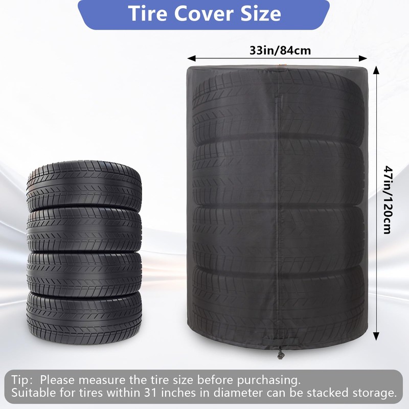 Tire Cover for Truck SUV RV, 31 Inch Wheel Protector