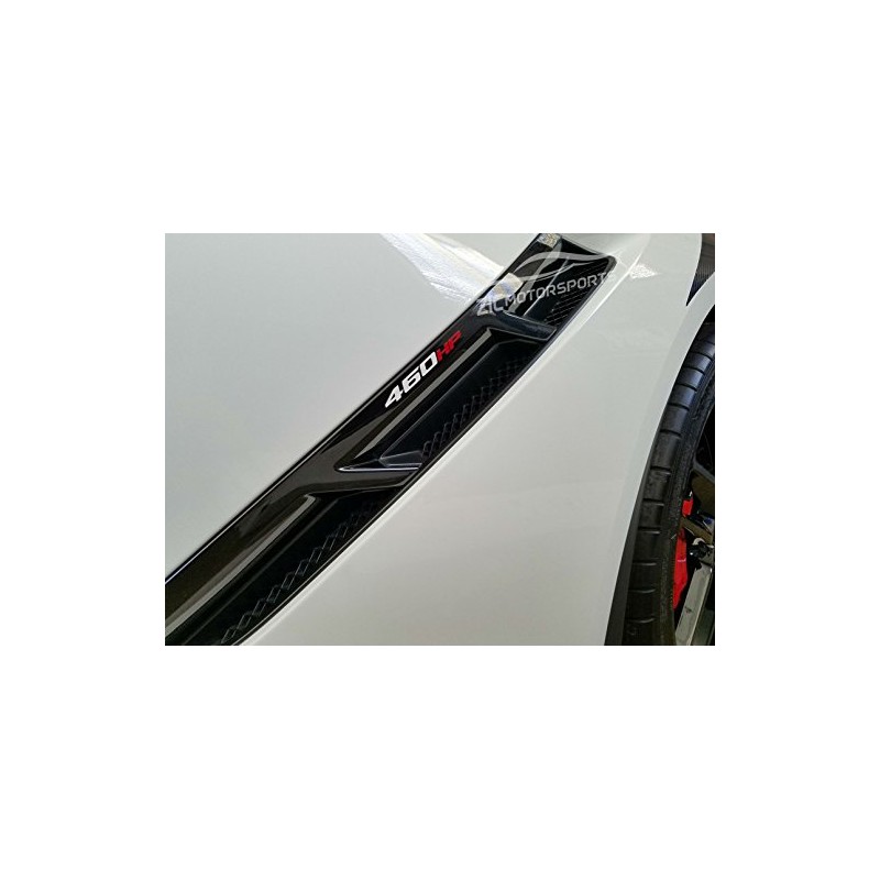 ZIC Corvette C7 460 HP Vinyl Decals - White and