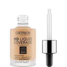 Catrice | Base de cobertura líquida HD | Cobertura alta y natural | Vegano y sin crueldad, 035 Natural