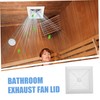 SEWACC Bathroom Exhaust Vent Cover Grille for Square Exhaust Fan