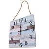 Wall Clock Industrial Style Silent Quartz Movement Density Board Large