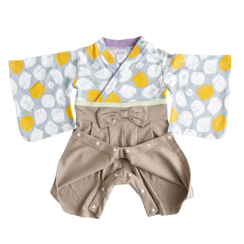 Kyoetsu Rompers, Hakama, Girls, Boys, Coveralls, Baby, Sumikko Gurashi, saxon