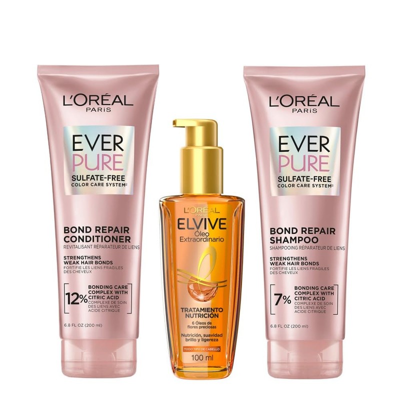 LOréal Paris Elvive Óleo Extraordinario 100 ml Shampoo y Acondicionador