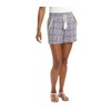 Briggs New York Women's Linen Blend Pull-On Summer Shorts with