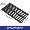 20 Inch Polymer Resin Trench Drain Grate, 7.87 Inch Wide