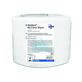 MaiMed MyClean Wipes Soft XXL Dry Fleece Roll 90 Pieces 42 g/m2 Size XXL Cloth 29 x 26 cm