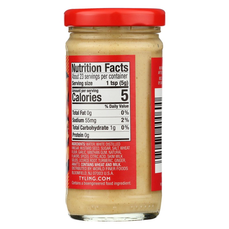 Ty Ling Mustard Chinese Hot 4 Ounce (Pack of 2)