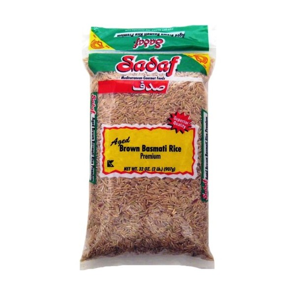 Sadaf Basmati Brown Rice, 2-pounds (Pack of 4)