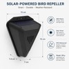 Solar Bird Repeller for Gardens – 13-Sound Weather-Resistant Animal Deterrent