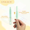 PATIKIL 8pcs Erasers, Sliding Elastic Eraser Push-Pull Cute Pencil Eraser