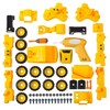 BUILD ME Set of 3 Take Apart Construction Truck Toys,