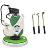 YUTONG Golf Desk Ornament with Clock, Cart Holder, 3 Aluminum