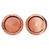 Sertodo Copper, Round Napa Cup Coaster, Hand Hammered 100% Pure