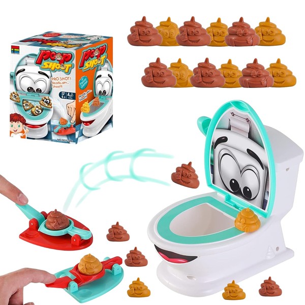 Novelty Toilet Poop Game Toys for Kids,Funny Toilet Games Creative