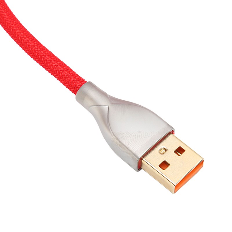 Mechanical Keyboard Cable Double Sleeve Custom Coiled with Detachable Metal