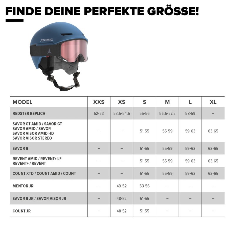 ATOMIC Revent Ski Helmet Blue Size S - Unisex for