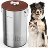 Paw Libero 35 Lbs Stainless Steel Dog Food Storage Container