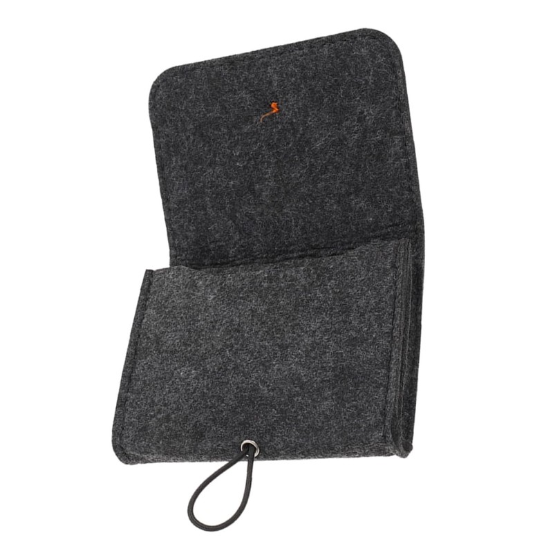 FOMIYES 2pcs Essential Oil Storage Carrying Case Felt Organizer Pouch