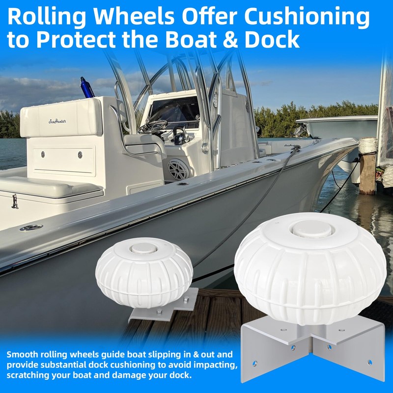 Dock Bumper Wheel,Dock Wheel Bumper,Boat Dock Corner Bumper Fender for