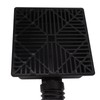 Black Gutter Downspout Extensions Catch Basin Low Profile Downspout Extender